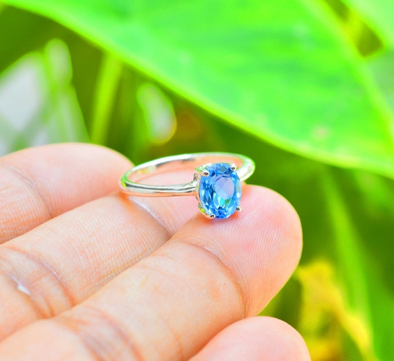 14kt Light Blue Topaz Ring - Underwoods Jewelers
