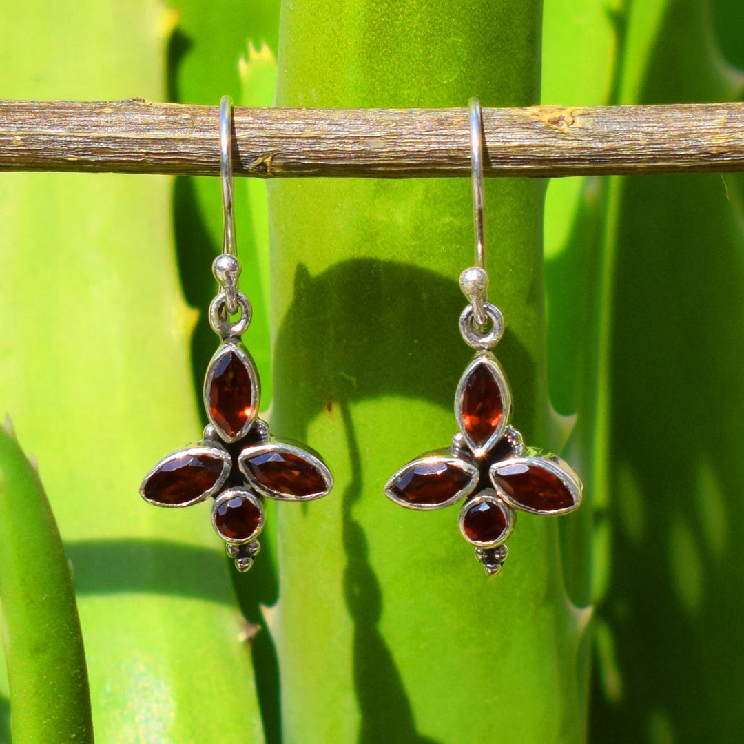 Beautiful Handmade Earring, Natural Earring, 925 Sterling Silver