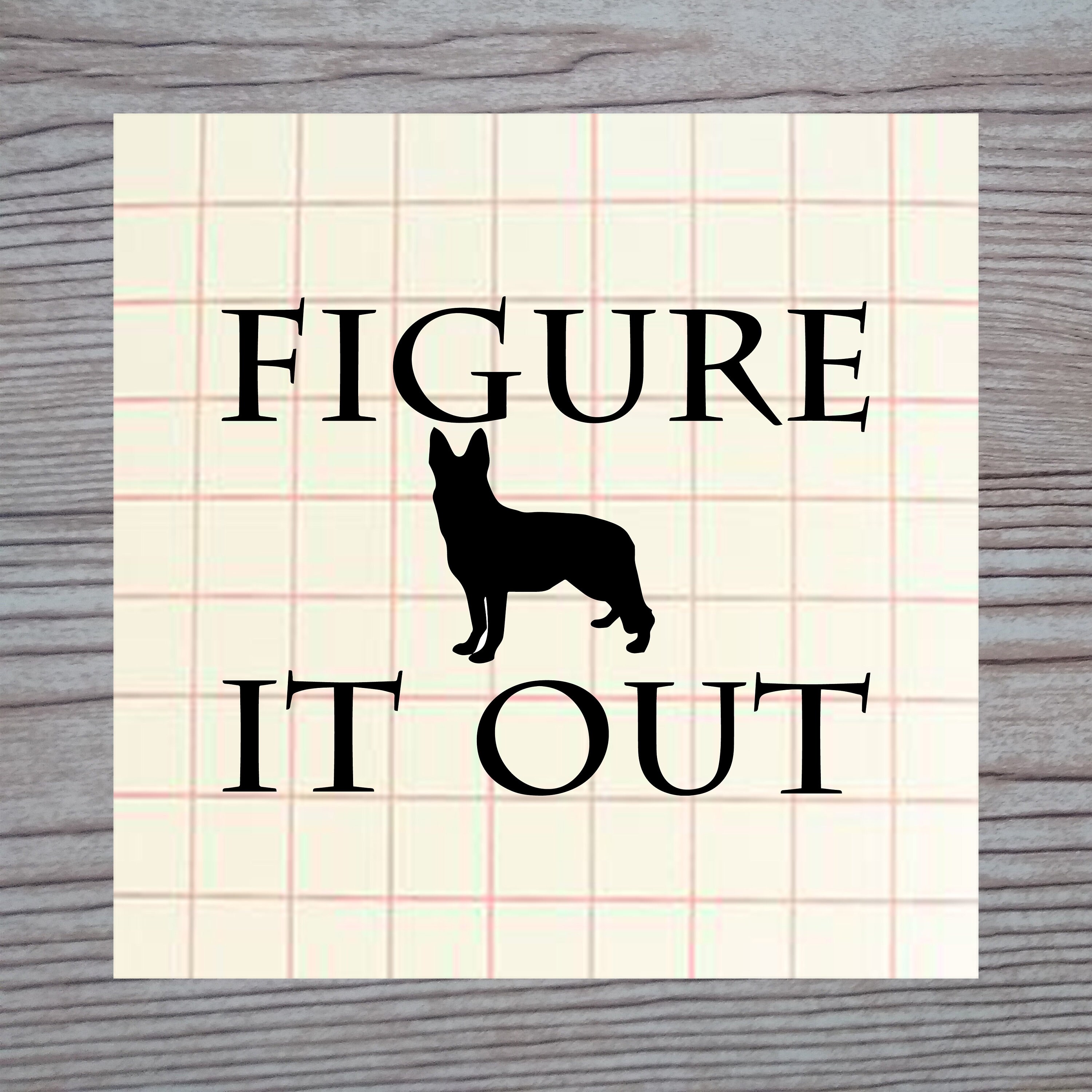 Figure It Out Sticker Cut Decal Letterkenny Etsy