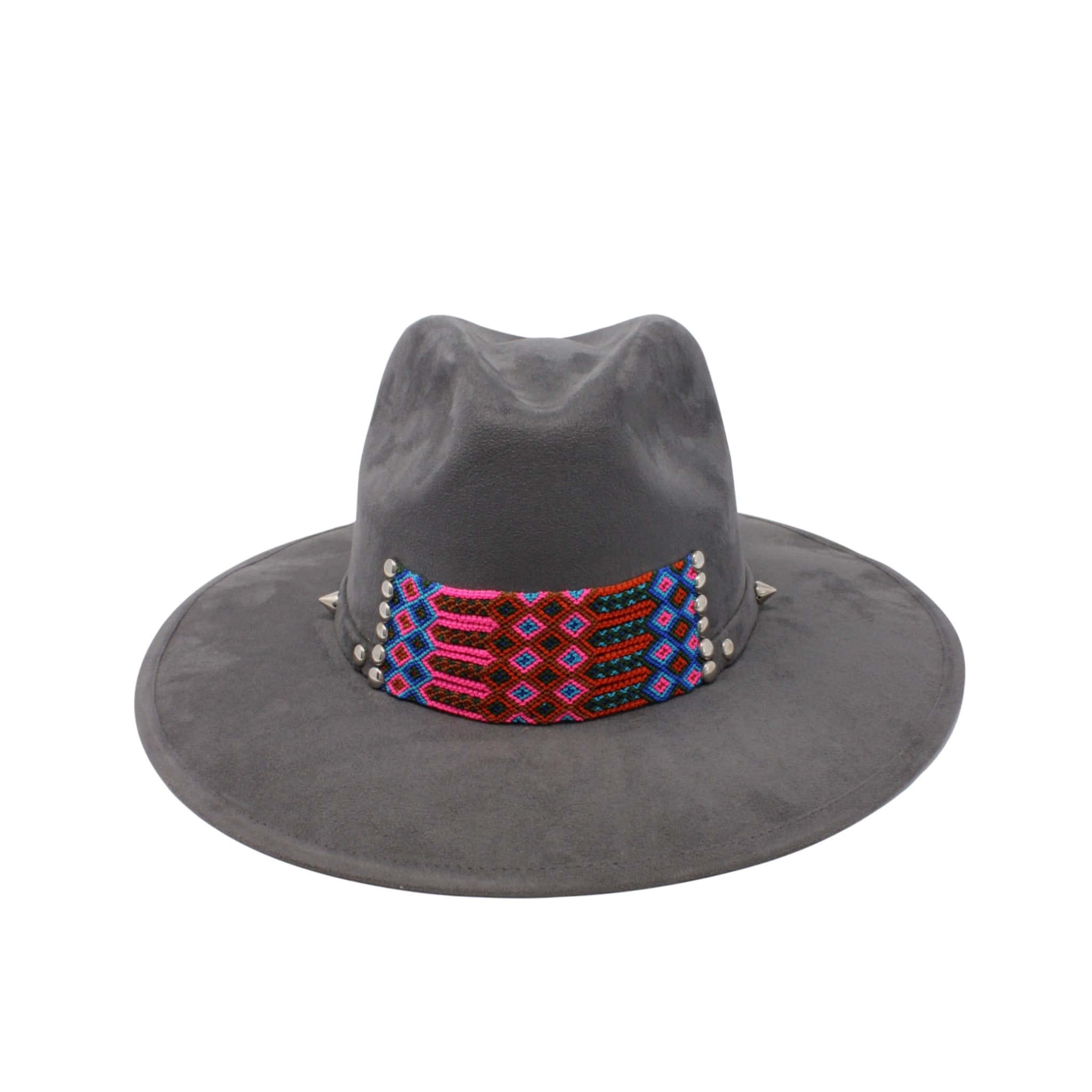 Size S Women's Gray Fedora Hat With Wide Brim Best Gift Etsy UK