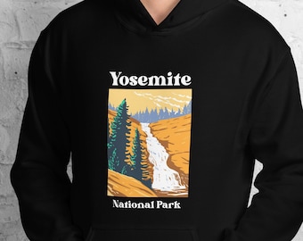 Men's Retro Yosemite National Park Hoodie