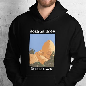 Men&#39;s Retro Joshua Tree National Park Hoodie