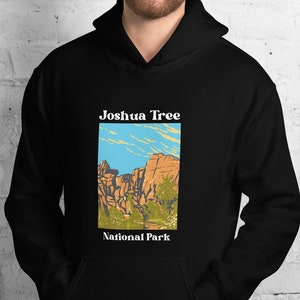 Men&#39;s Retro Joshua Tree National Park Hoodie