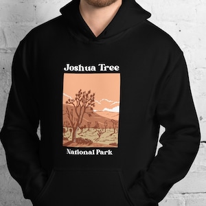 Men&#39;s Retro Joshua Tree National Park Hoodie
