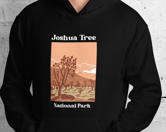 Men's Retro Joshua Tree National Park Hoodie