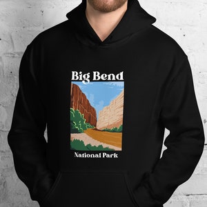 Men&#39;s Retro Big Bend National Park Hoodie