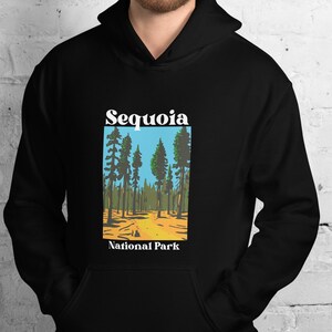 Men&#39;s Retro Sequoia National Park Hoodie
