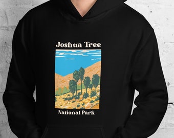 Men's Retro Joshua Tree National Park Hoodie
