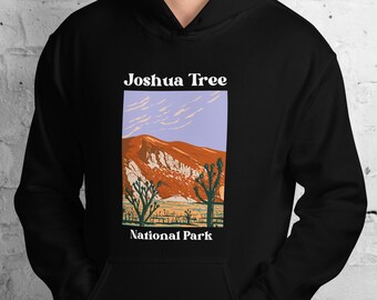 Men's Retro Joshua Tree National Park Hoodie