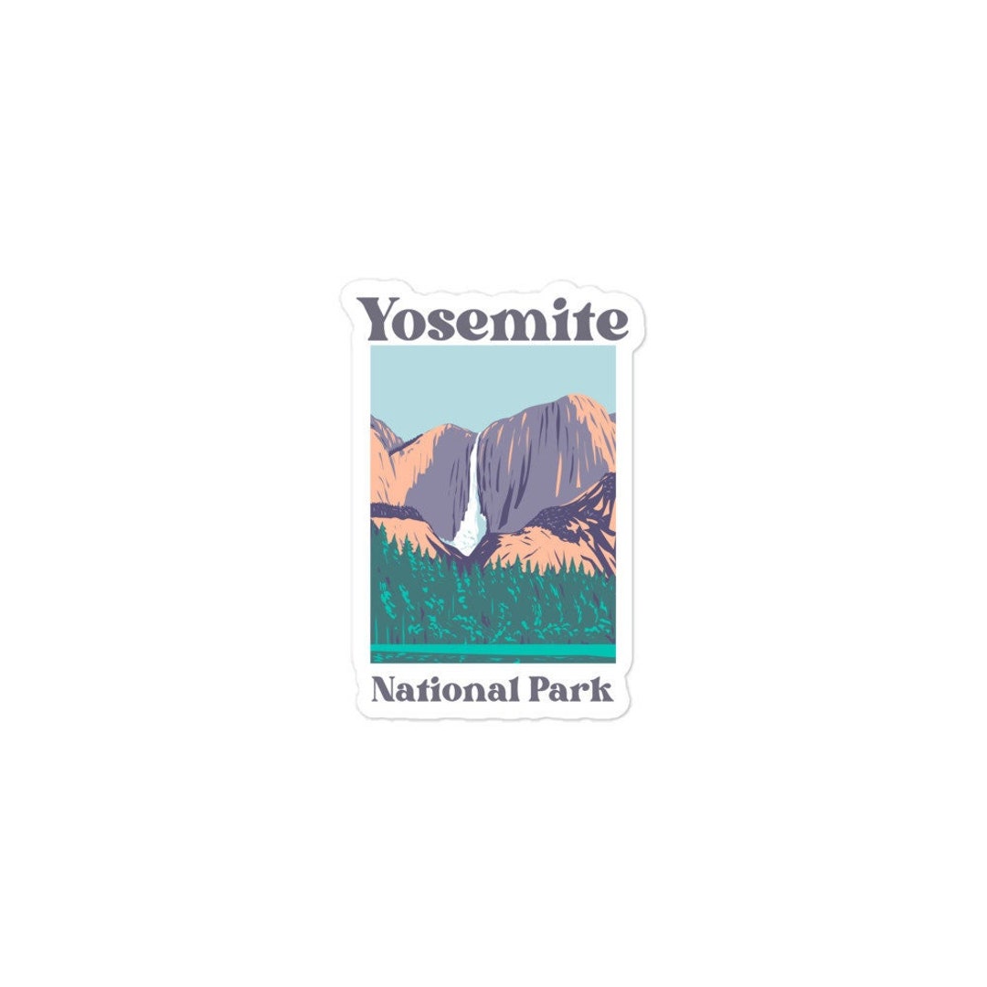 YOSEMITE NATIONAL PARK Sticker, Yosemite National Park Decal