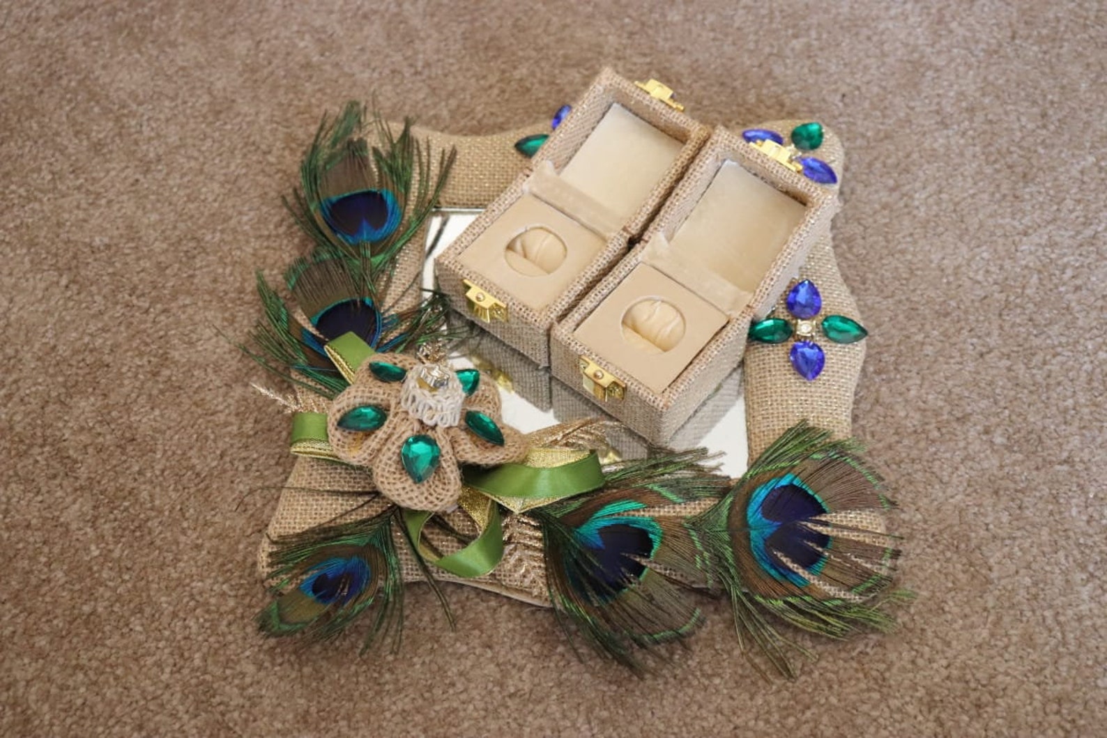 Engagement ring platter decorative ring platter ring Etsy