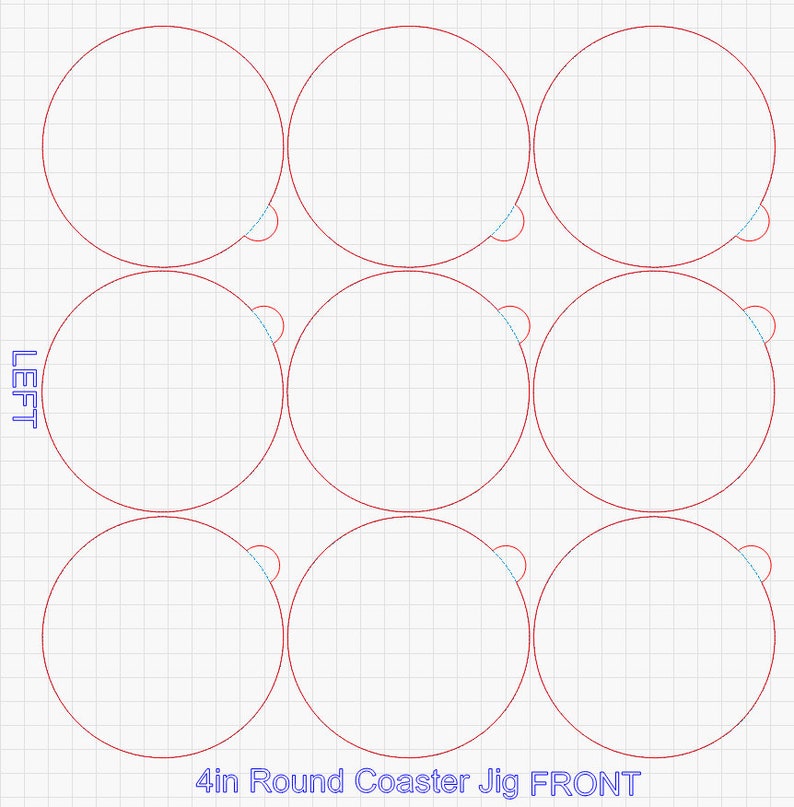 Coaster Jigs Vector 4in Round Coaster Jig - Etsy