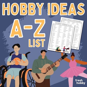 Elenco di idee per hobby dalla A alla Z / Nuova ispirazione per hobby (download digitale PDF)