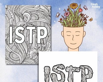 ISTP Coloring Pages | Myers-Briggs Personality, Mindful Art (Digital Download)