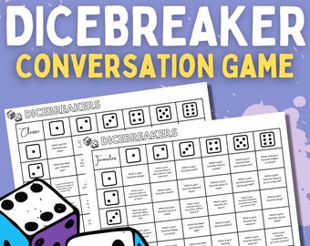 DICEBREAKER - Simple Icebreaker Conversation Game for All Ages (Hours of Fun!)