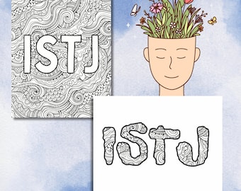 ISTJ Coloring Pages | Myers-Briggs Personality, MBTI (Digital Download)