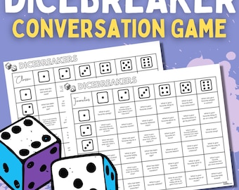 Dicebreaker – Printable Icebreaker Conversation Game for All Ages