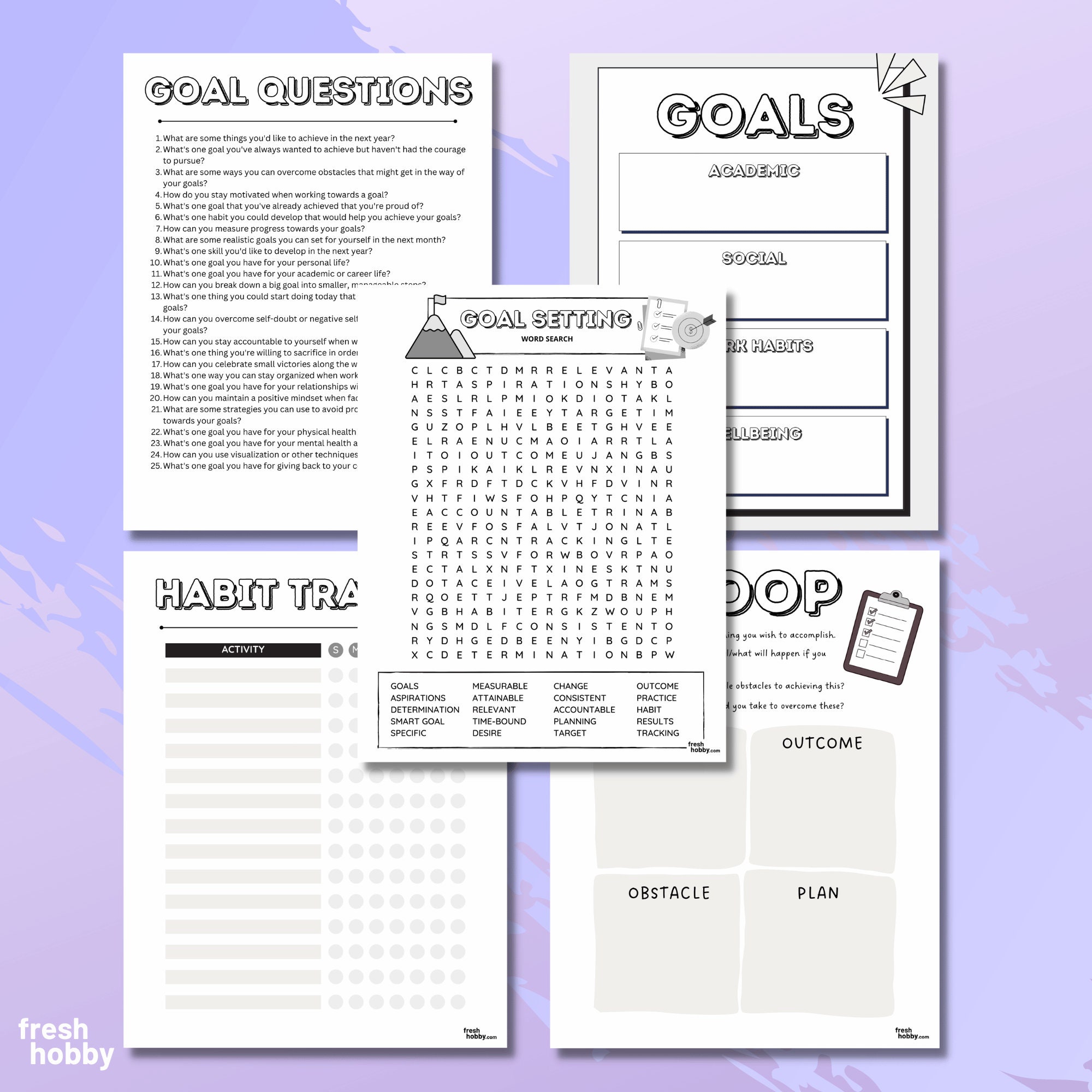 45 Goal Setting Activities, Exercises & Games (+ PDF)