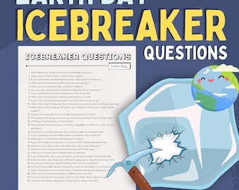 Earth Day Icebreaker Questions – Printable Conversation Starters (Digital Download)
