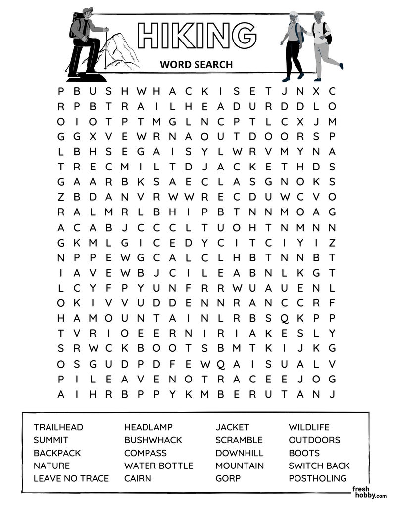 HOBBIES Word Search Puzzle Book – 70 Hobby-Themed Word Search Puzzles (Printable PDF) image 6