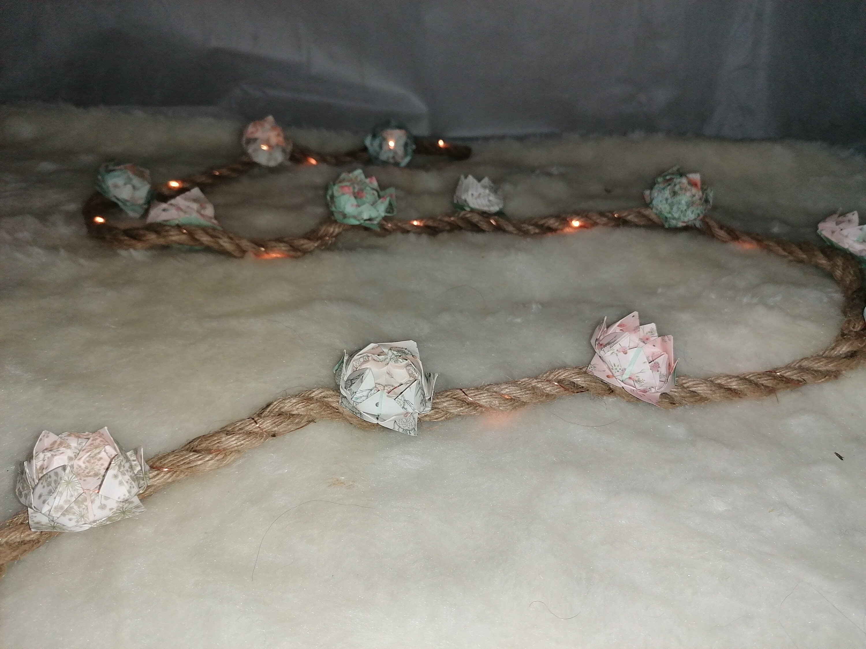 Guirlande Lumineuse Origami