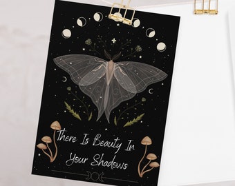 There Is Beauty In Your Shadows Greeting card