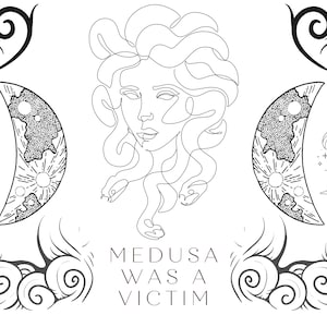 Medusa foi uma vítima adesivos sem bolhas