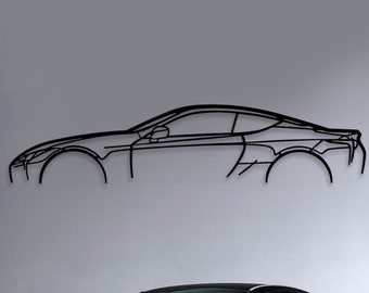 Sports Car Metal Wall Art: Garage Decor, Custom Car Sign
