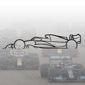 Racing Car Metal Wall Art: Garage Decor