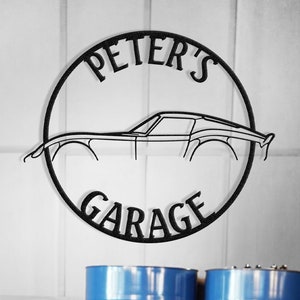 Custom 250 Gto Metal Wall Art: Garage Decor Sign