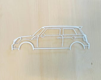 Sports Car Metal Wall Art: Man Cave Garage Decor