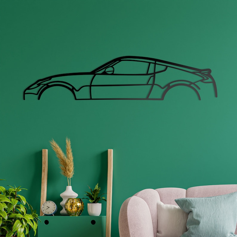 370Z Silhouette Metal Wall Art 370Z Metal Wall Art Car Etsy