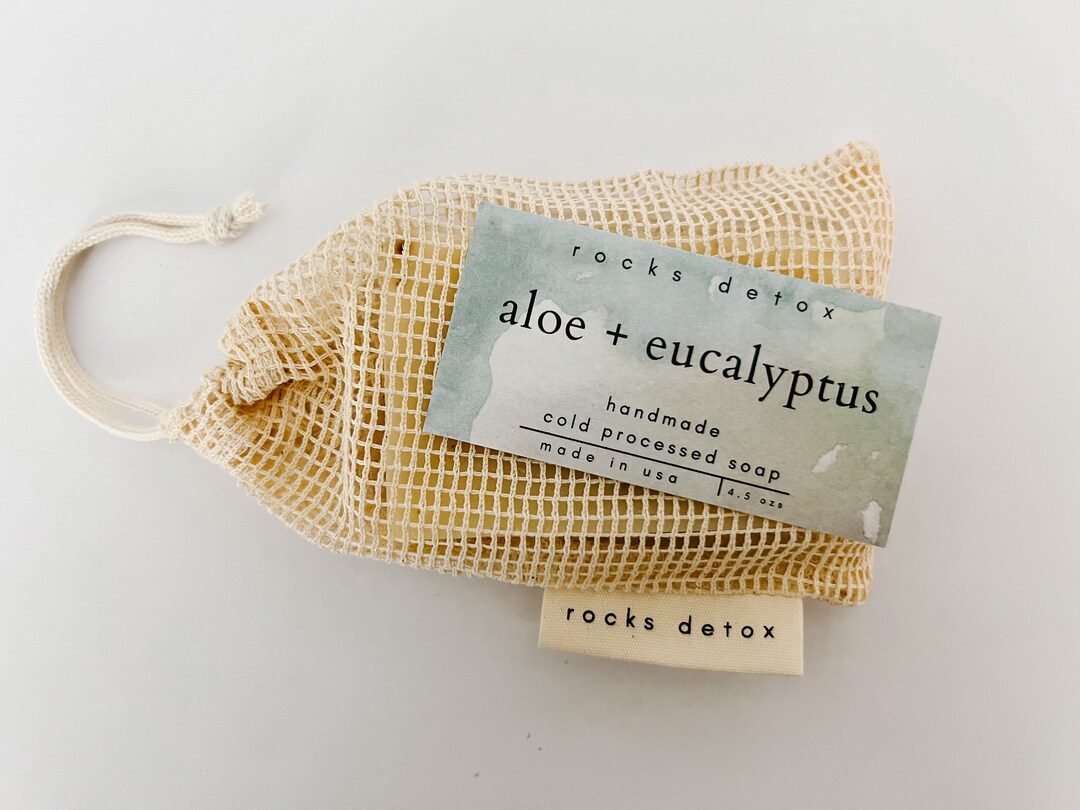 Aloe + Eucalyptus Handmade All Natural Soap Shea Butter Hydrating Soap ...
