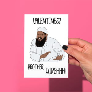 Tarjeta de aniversario/San Valentín de TikTok de Brother Eurgh, divertida tarjeta de San Valentín de TikTok con meme, divertida tarjeta de San Valentín de Brother Eurgh