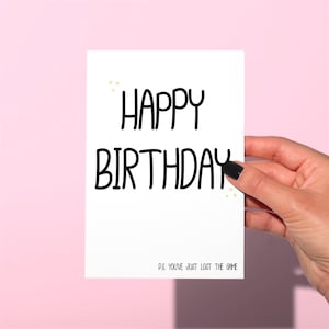 The game funny birthday card , funny rude birthday card, shopping birthday card, funny bestie birthday card, rude birthday Card