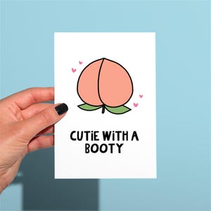 Carte de pêche, jolie carte de voeux drôle, mignonne avec un butin, carte drôle