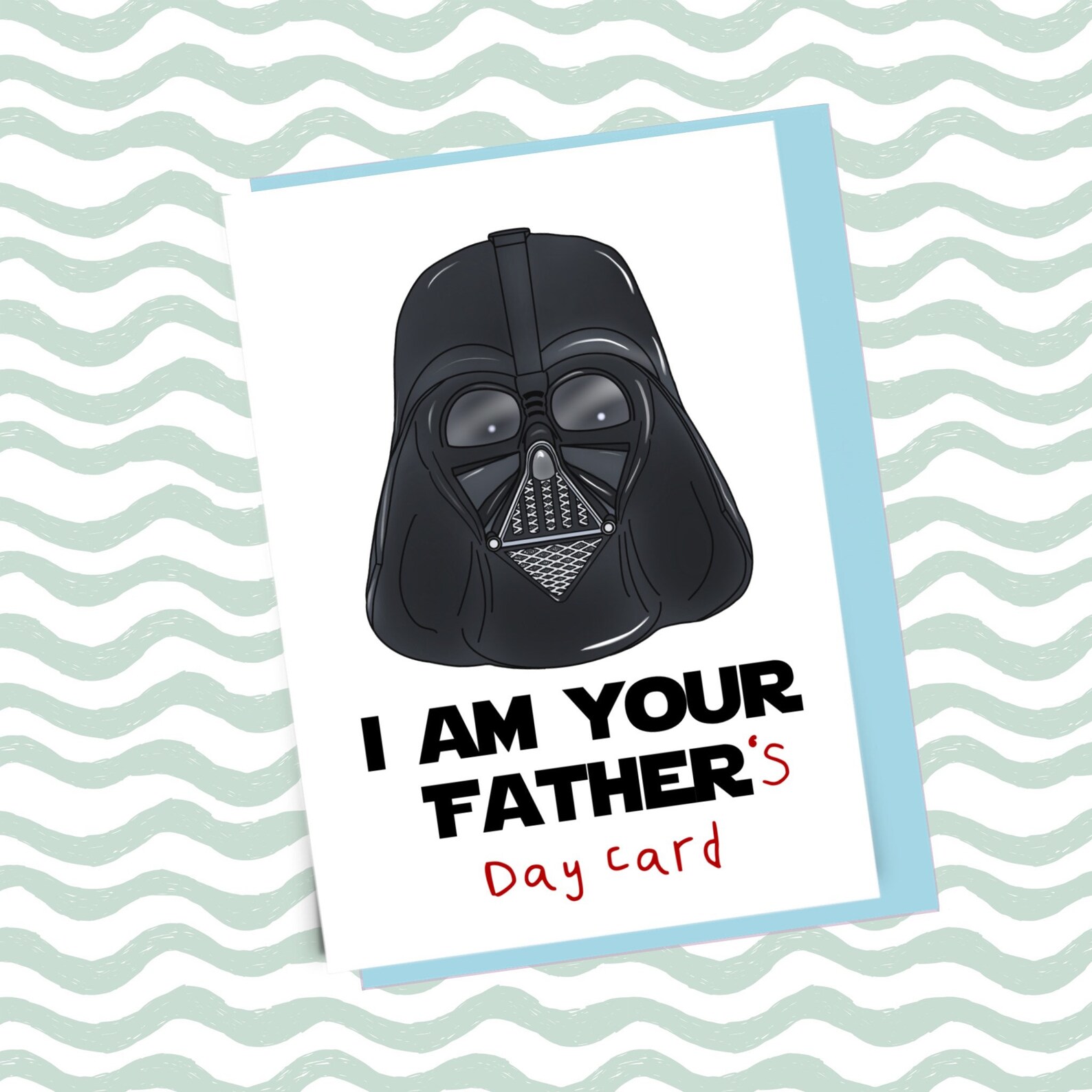 Star Wars Fathers Day Card Darth Vader Funny Fathers Day | Etsy