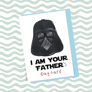 Star Wars Father’s Day card, Darth Vader, Funny Fathers Day card, funny Star Wars card
