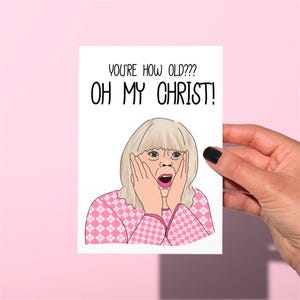 Carte d'anniversaire Doris gavin Stacey, voici votre carte, carte gavin Stacey drôle, carte de voeux drôle