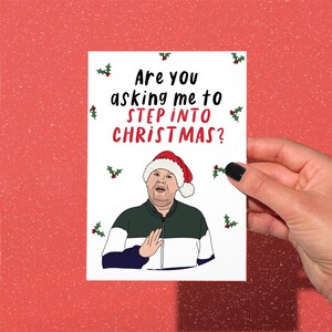 Biglietto di Natale divertente di Smithy Gavin e Stacey, entra nel Natale, biglietto di Natale divertente, biglietto festivo divertente