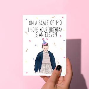 Onze choses étranges, carte d'anniversaire drôle, carte de voeux drôle, carte d'anniversaire El onze
