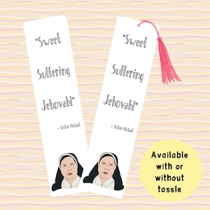 Sister michael bookmark, funny Derry girls bookmarks, funny nun Derry girls  bookmarks, sister michael  bookmarks