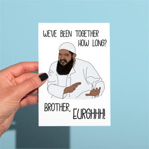Carte d'anniversaire/Saint-Valentin frère eurgh tiktok, carte d'anniversaire drôle de meme TikTok, carte d'anniversaire drôle de frère eww