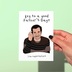 Cartão engraçado do Dia dos Pais de Phil Dunphy. Cartão da família moderna, cartão engraçado do Phil, cartão engraçado de felicitações, Cartão do Dia dos Pais da família moderna