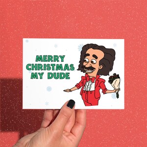 Biglietto di auguri di Natale Steve Big Mouth, biglietto di Natale divertente, biglietto di auguri del programma televisivo Big Mouth