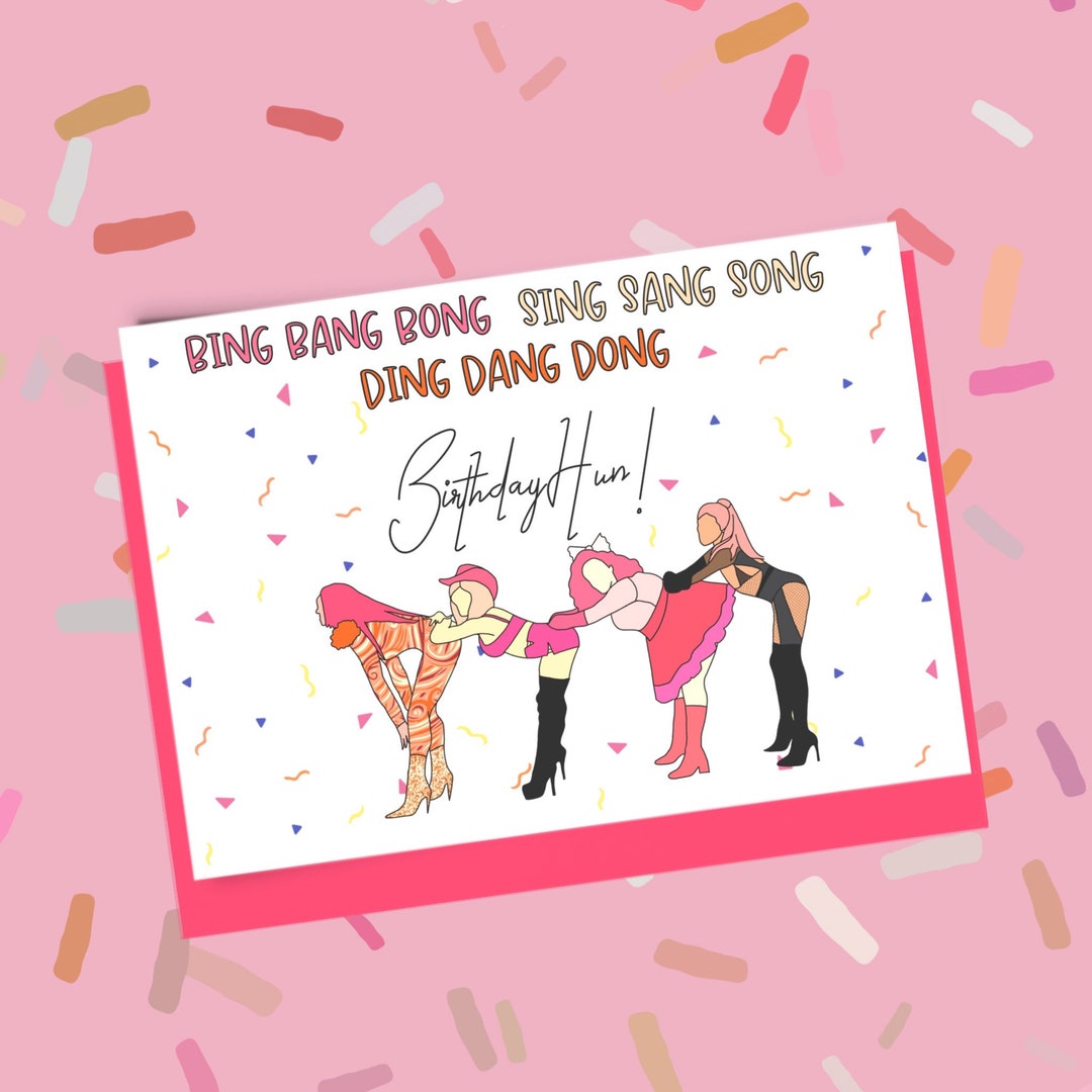 Drag Race Birthday Card, United Kingdolls Funny Birthday Card, Drag