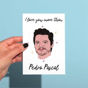 Pedro Pascal-verjaardagskaart, Anniversary/valentines last of us, Joel tlou, grappige verjaardags-/valentijnskaart