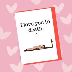 Saltburn inspired grave scene valentines/anniversary card, funny card, funny Valentine’s Day card, saltburn inspired