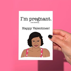 Kelly Kapoor Ufficio, divertente biglietto di San Valentino, divertente biglietto di auguri, biglietto d'ufficio