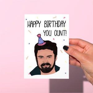 Billy butcher boys birthday card, funny butcher card, funny the boys inspired birthday card